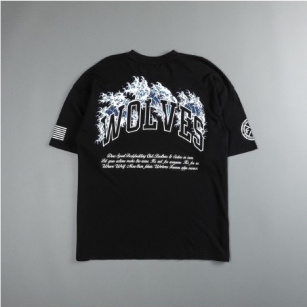 Our Own Wave "Premium" Oversized Tee in Black #269 of 500